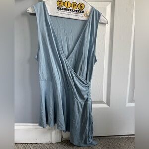 BCBGMaxAzria Sleeveless V-Neck Blouse